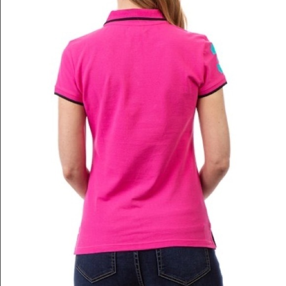 US Polo Assn. New With Tags Pink Triple Crown USPA Polo - Women Size Large - Picture 3 of 15